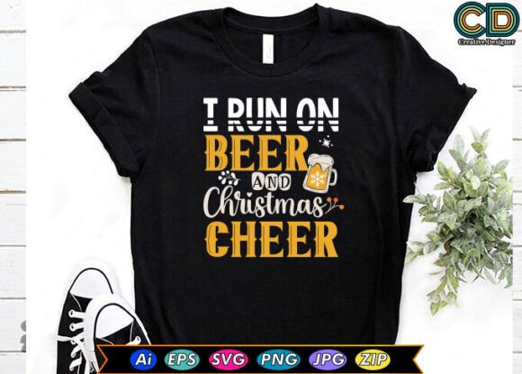 I Run on Beer and Christmas Cheer Embroidery Design Review