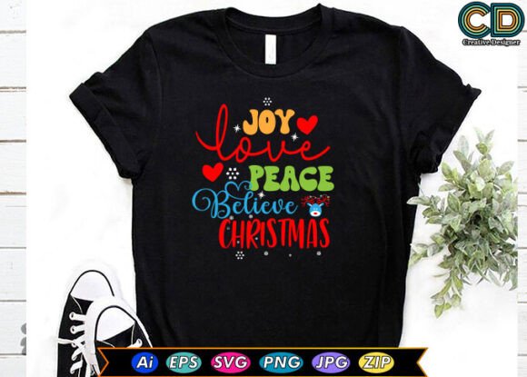 Joy Love Peace Believe Christmas Embroidery Design Review
