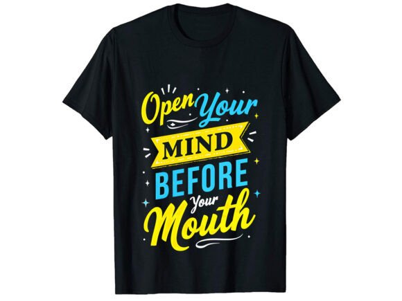 Open Your Motivational T-Shirt Design Review