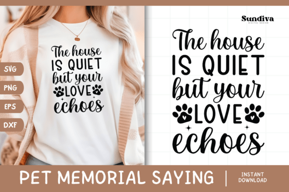 Pet Memorial Quote SVG 8: A Thoughtful Design for Heartfelt Embroidery