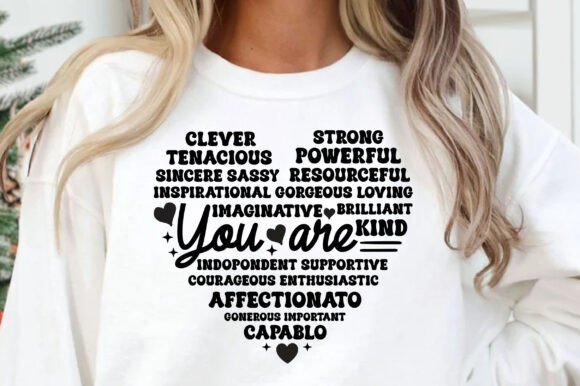 You Are SVG: A Bold Affirmation for Embroidery Projects